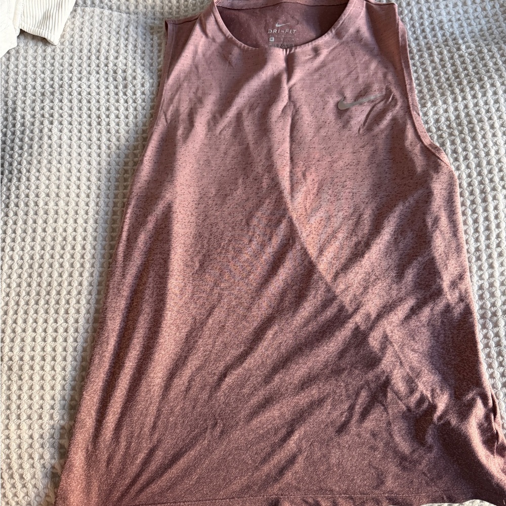 Nike Women’s Dri-FIT Muscle Tank Top - Dusty Rose